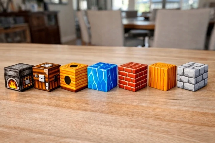MTOYS MAGNETINIAI BLOKAI 3D PIKSELIŲ KUBAI 150 EL. FIGURĖLIŲ DOVANŲ DĖŽUTĖ