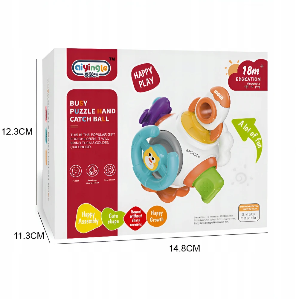 Mtoys MONTESSORI JAUTIMO KUBAS UGDOMASIS JUDAMAS KŪRYBINIS INTERAKTYVUMAS