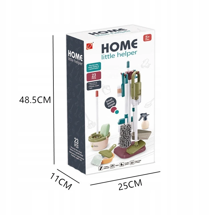 MTOYS VAIKŲ VALYMO RINKINYS, DULKIŲ SIurblys, SMART, KIBIŠAS, ŠLUTĖ, XL PRIEDAI