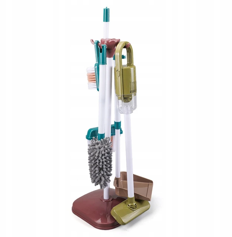MTOYS VAIKŲ VALYMO RINKINYS, DULKIŲ SIurblys, SMART, KIBIŠAS, ŠLUTĖ, XL PRIEDAI