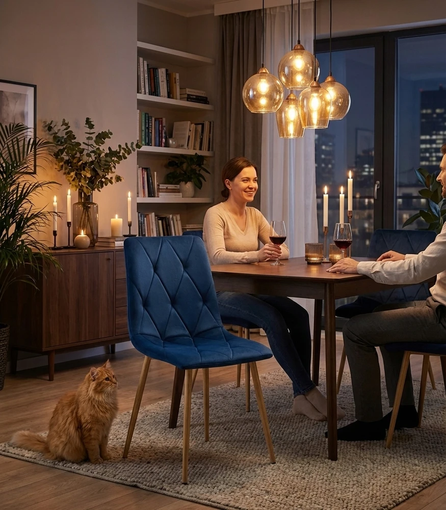 MUFART AKSOMINĖ MINŠTA AKSOMINĖ KĖDĖ SVETAINEI VIRTUVEI VALGOMO LUMINES