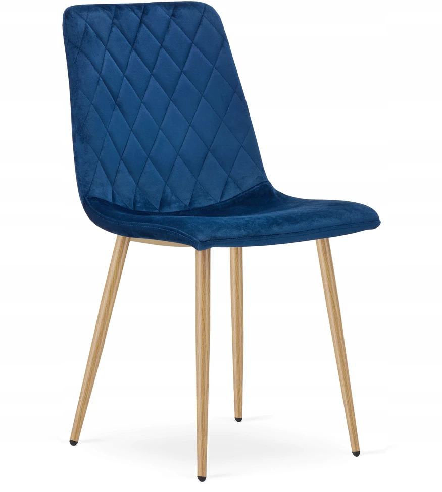MUFART VELUR VELVET MINKŠTA KĖDĖ SVETAINEI, VALGOMAI, VELURO NAVY AMPLE