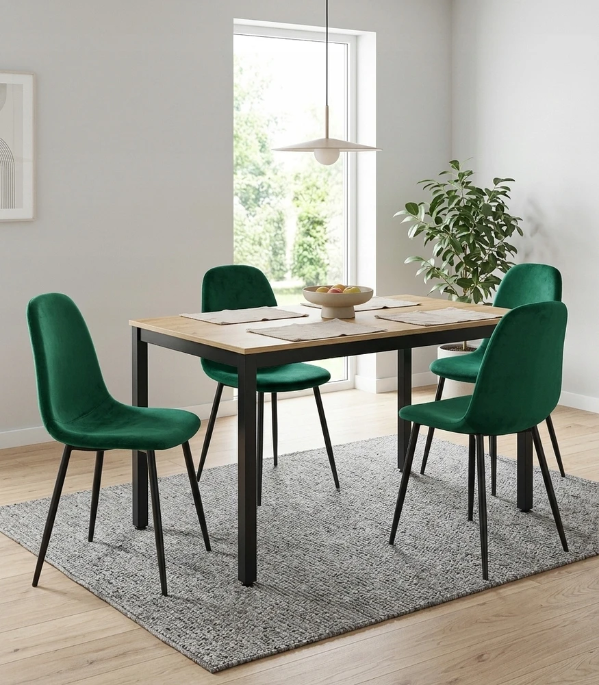 MUFART VELVET Žalias MINŠTA KĖDĖ VALGOMUI, MOKA SCANDINAVIAN