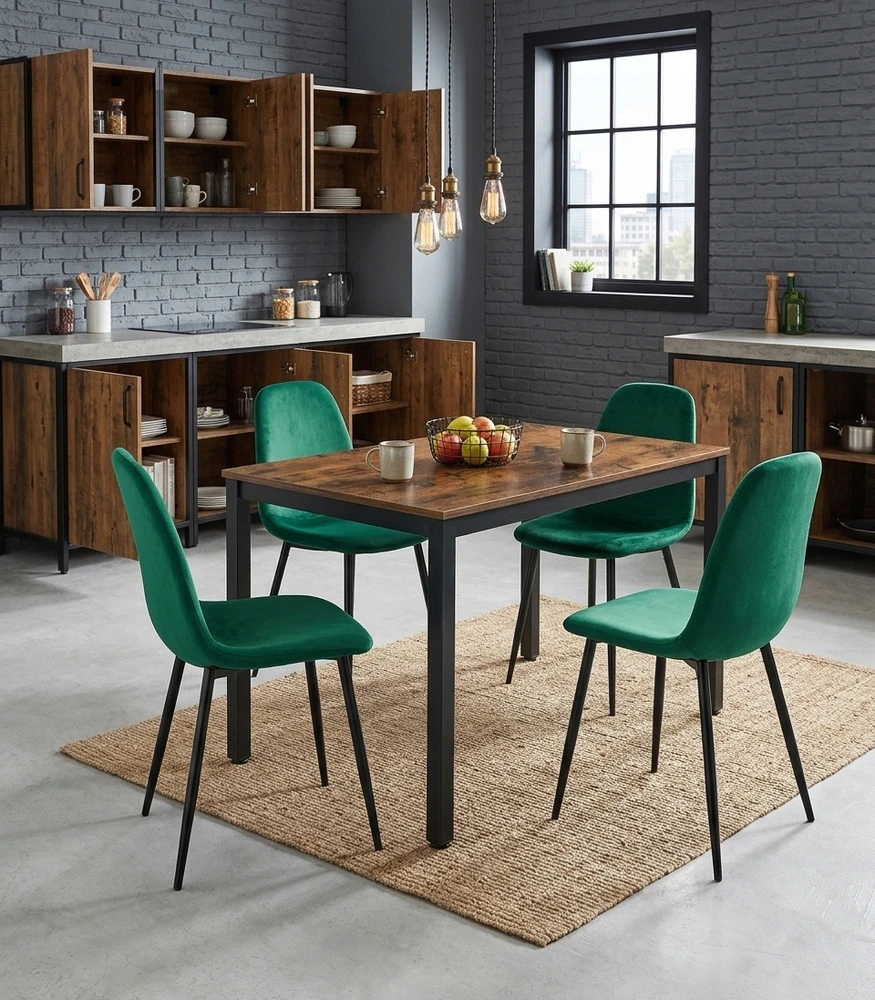 MUFART VELVET Žalias MINŠTA KĖDĖ VALGOMUI, MOKA SCANDINAVIAN