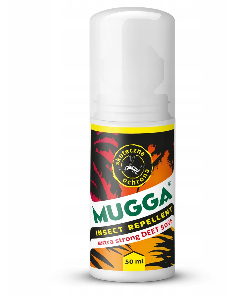 Preparat „Mugga“ rutulinis valiklis su 50 % apsauga nuo vabzdžių, 50 ml