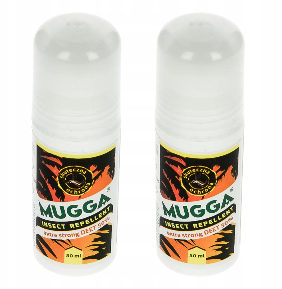 Preparat „Mugga“ rutulinis valiklis su 50 % apsauga nuo vabzdžių, 50 ml