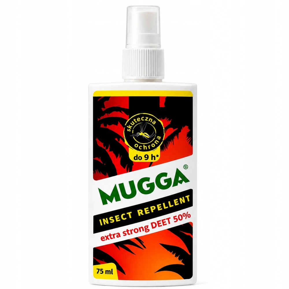 Mugga uodus ir erkes atbaidantis raudonas purškiklis STRONG 75ml DEET 2030