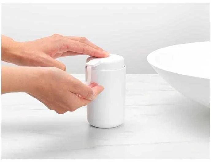 Brabantia šķidro ziepju trauks ReNew, balts