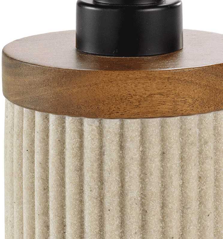 Muilo dozatorius D8xH17 cm polirezininis NIAGARA douceur d'intérieur