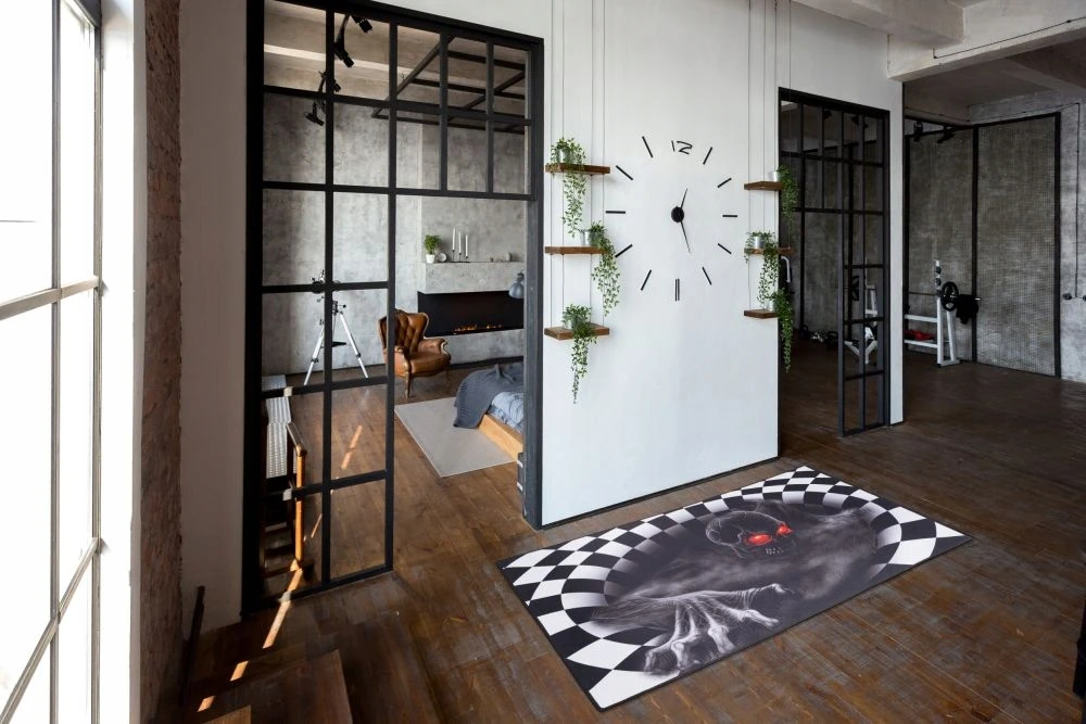 Multi Decor Dywan dziecięcy gładki przestrzeń 3d 80x150 kosmita horror