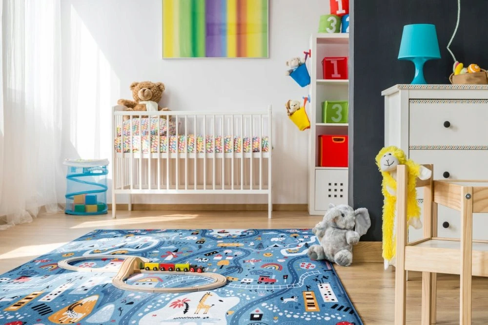 Multi Decor Dywan dziecięcy Stella Ulice 100x150cm zwierzęta miasto