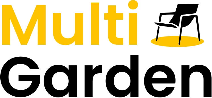 Multi Garden Sodo paplūdimio gultas su galvos atrama, reguliuojamas, juodas, auksinis rėmas, „MultiGarden“