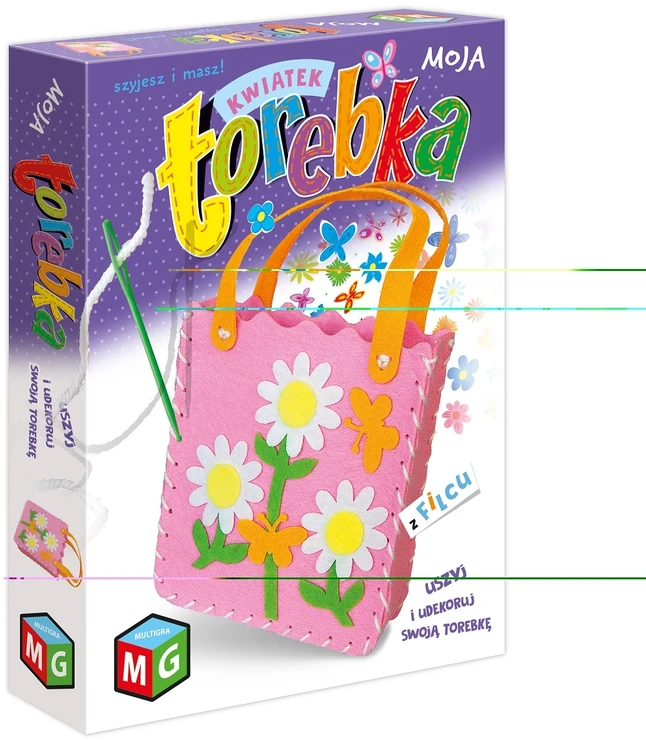 Multigra MANO VERTINIS KREPŠELIS GĖLĖS SIUVAS IR PUOŠYTI SIUVIMO RINKINĮ 5+
