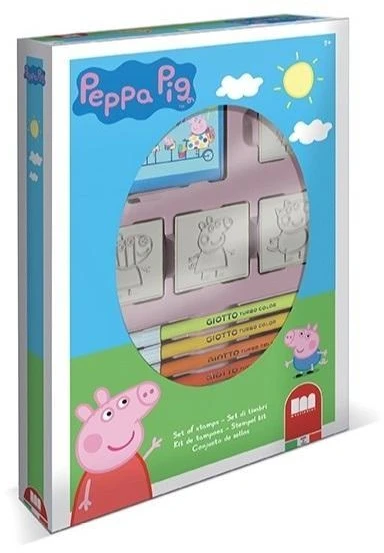 Peppa Pig Multiprint Kiaulė Peppa - antspaudai 4 vnt - Daugiaspaudė