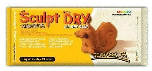 MUNGYO MASA RZEŻBIARSKA SAMOUTWARDZALNA 250G TERRACOTA
