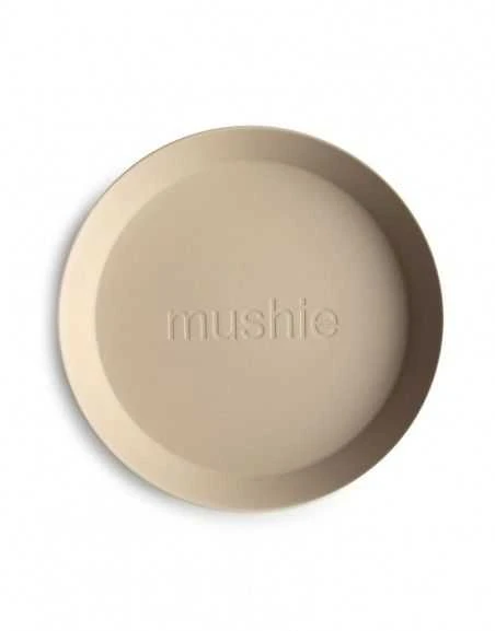 MUSHIE lėkštės, Vanilla, 2 vnt.