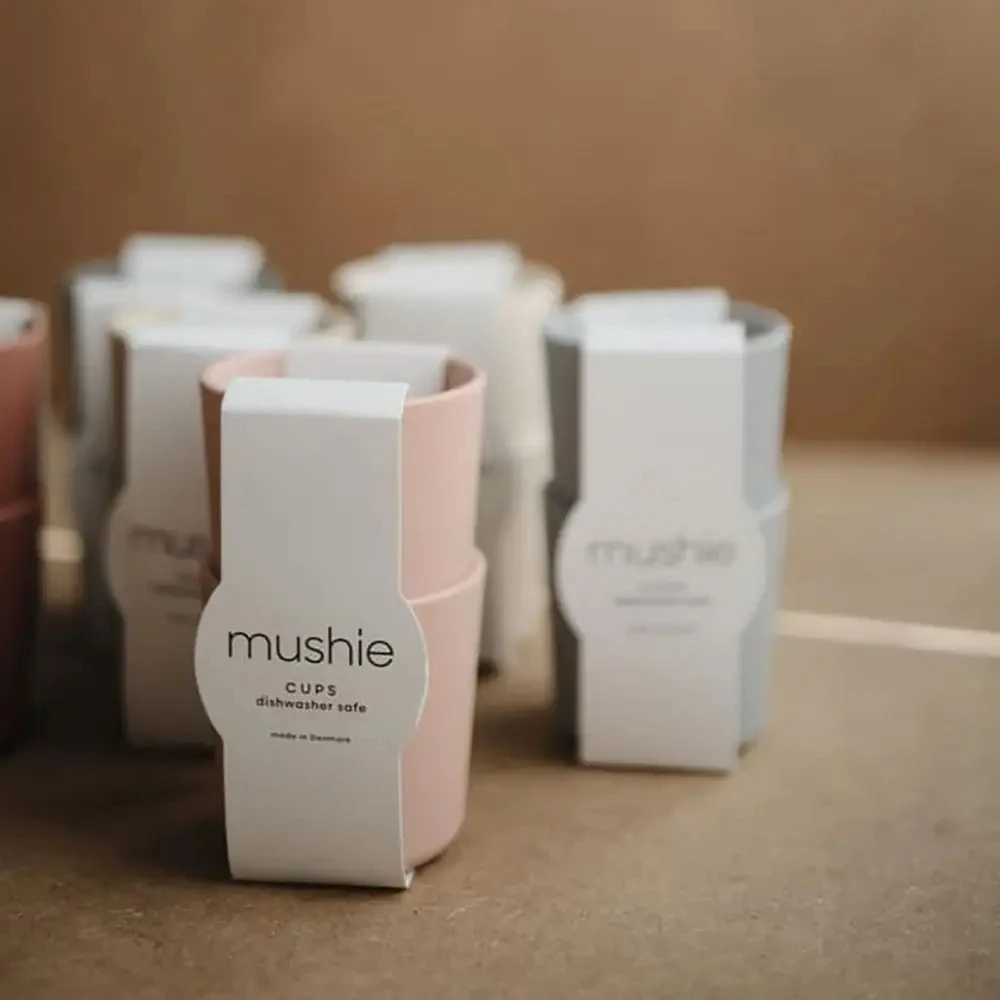 MUSHIE puodeliai, Ivory, 2 vnt.