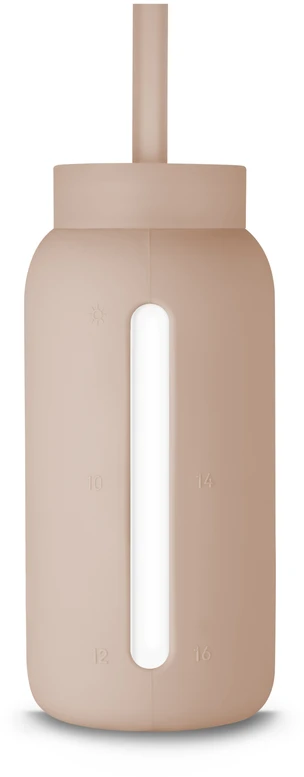 MUUKI buteliuko šiaudelis Lounge Straw + CAP DESERT ROSE 720 ml