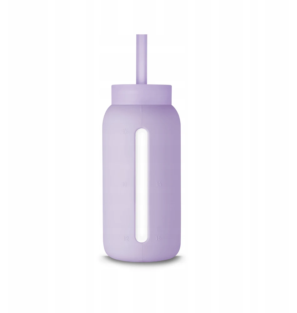 MUUKI buteliuko šiaudelis Lounge Straw+CAP PASTEL LILAC 720 ml