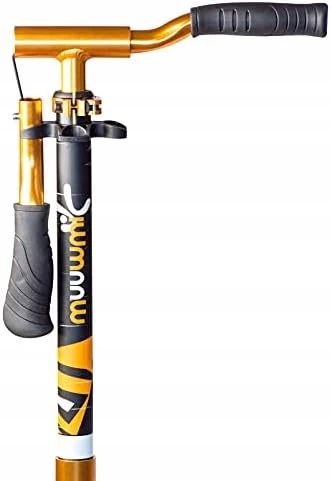Muuwmi Aliuminio Scooter Deluxe skrejritenis 205 mm zelta AU 550