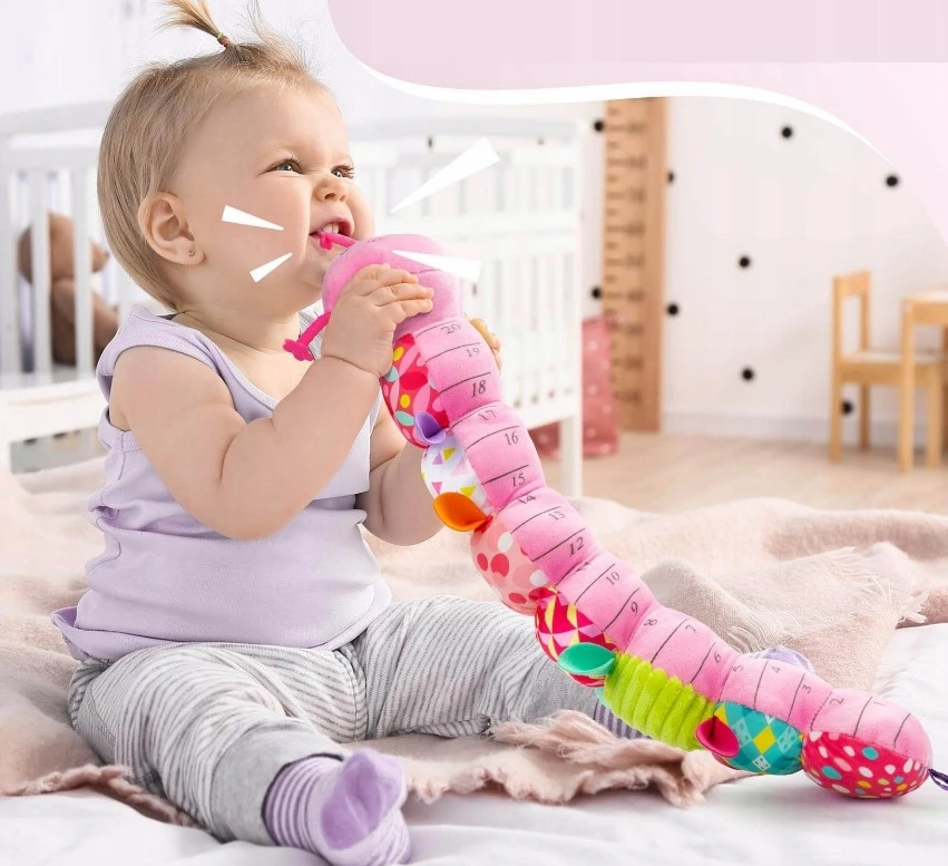 Muzikinis žaislas kūdikiams 0–6 mėnesių pliušinė jutiminė dovana