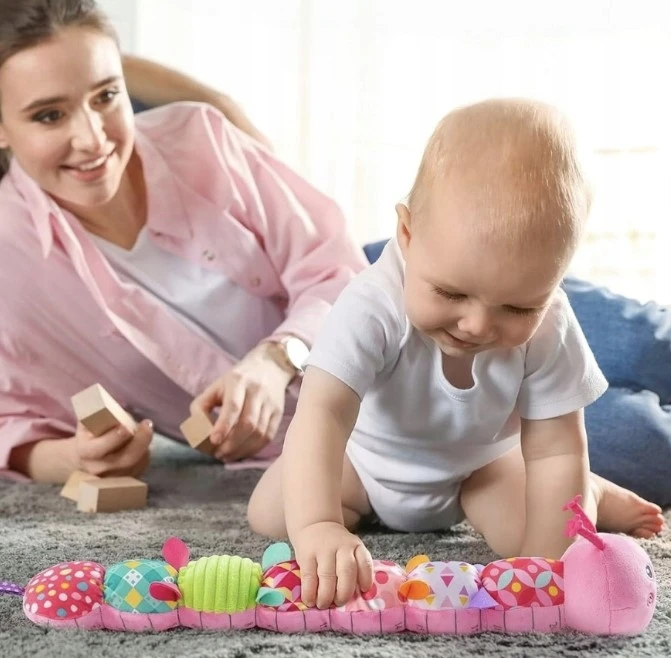 Muzikinis žaislas kūdikiams 0–6 mėnesių pliušinė jutiminė dovana