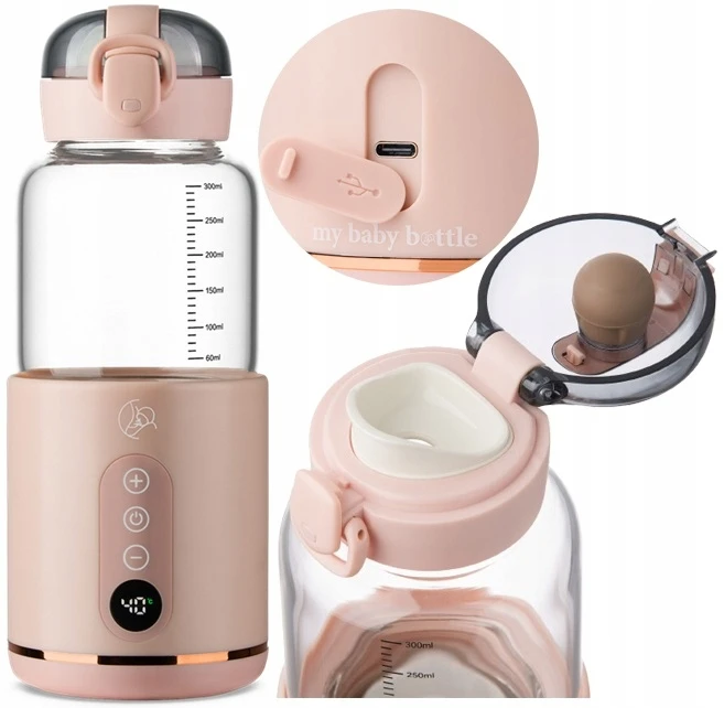 MyBabyBottle MANO BUTELĖLIS NEŠIOJAMAS PIENO IR VANDENS ŠILDYTUVAS