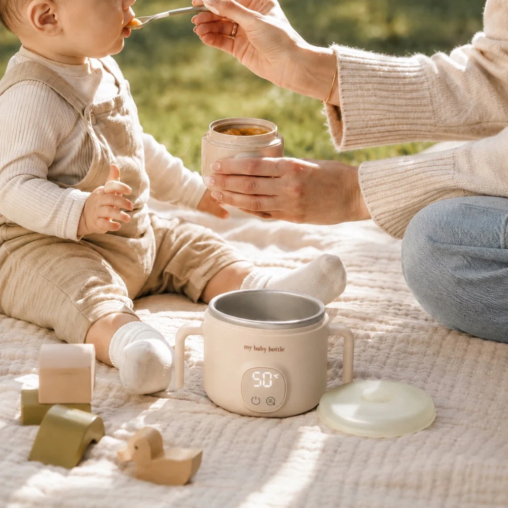 MyBabyBottle MyBabyBowl nešiojamas kūdikių maisto šildytuvas