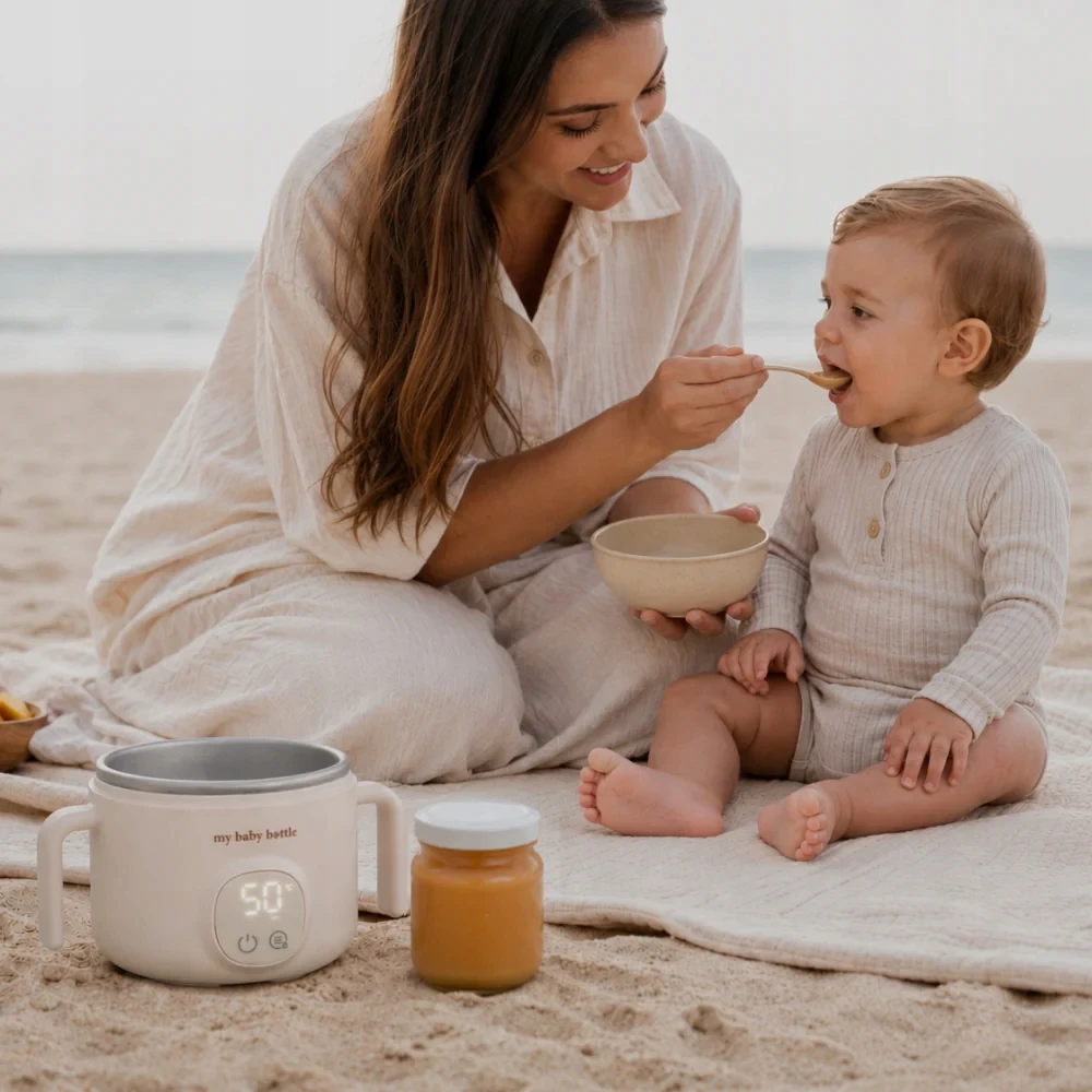 MyBabyBottle MyBabyBowl nešiojamas kūdikių maisto šildytuvas