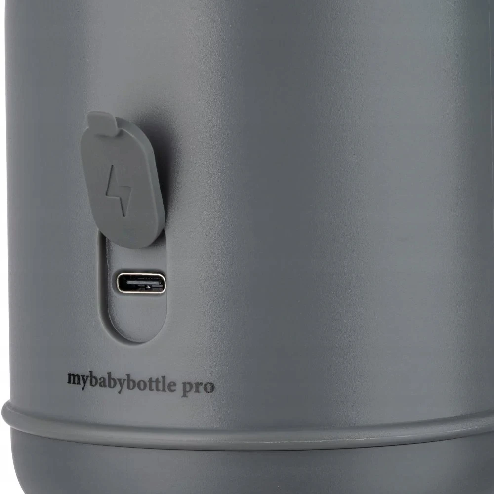 MyBabyBottle PRO NEŠIMASIS VANDENS IR PIENO ŠILDYTUVAS VAIKAMS PILKAS