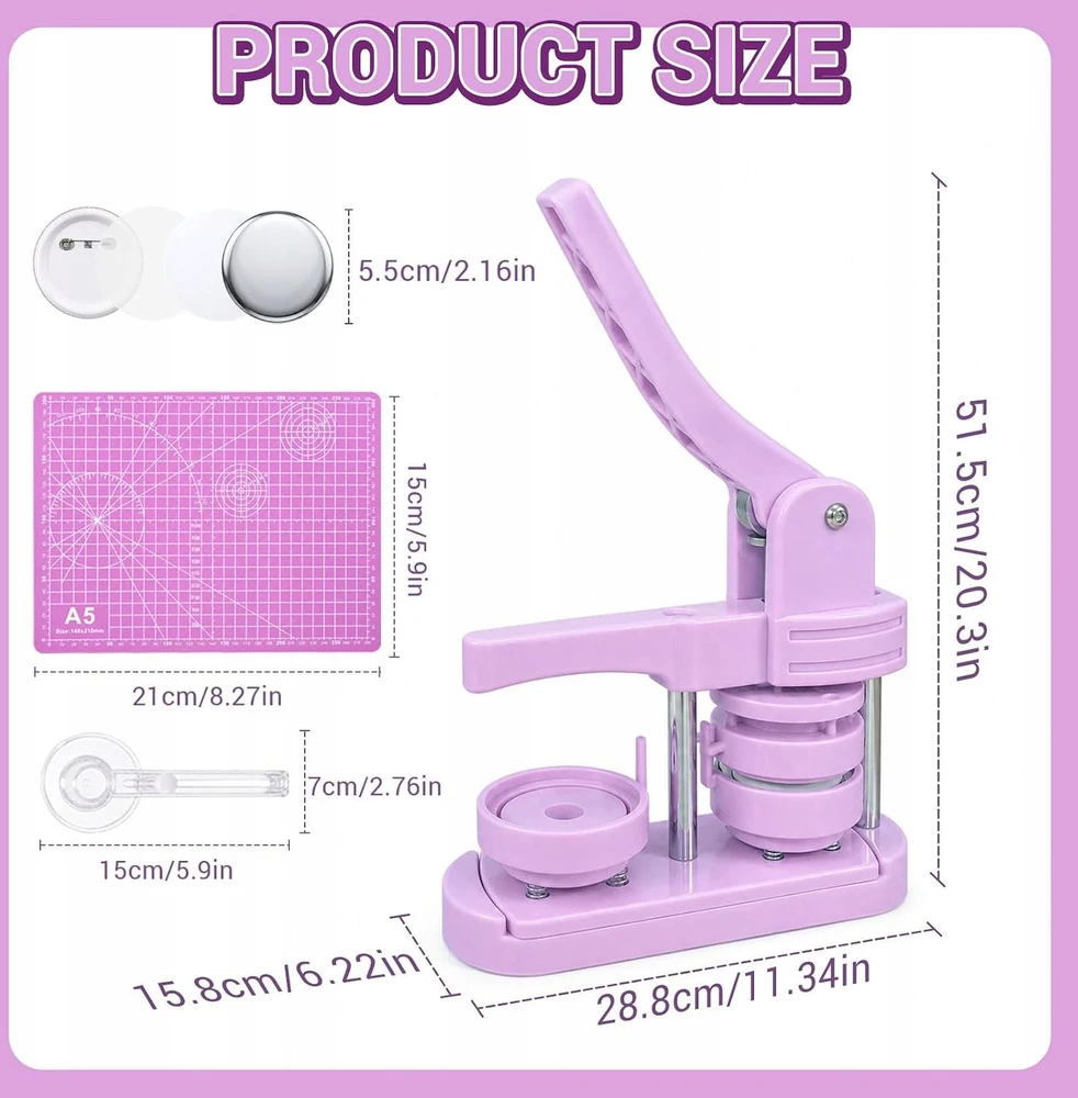 MYGTUMS 58MM RANKINIS SPAUDIMO RINKINYS PRIEDAI DEAGENTŲ EXTRUDIJA