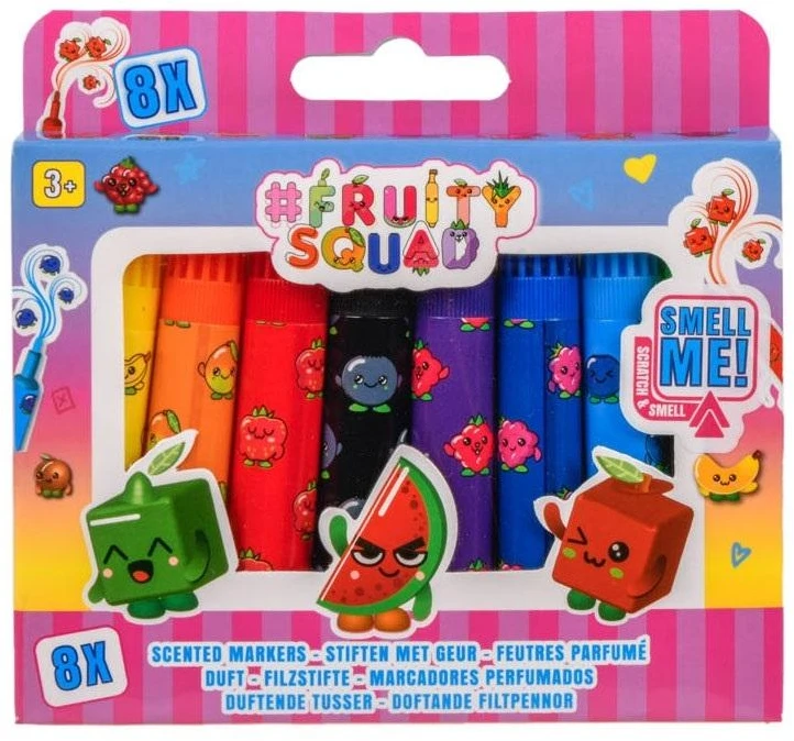 M&Z Flomasteriai Fruity Squad Canenco, FS60350, 8 vnt.