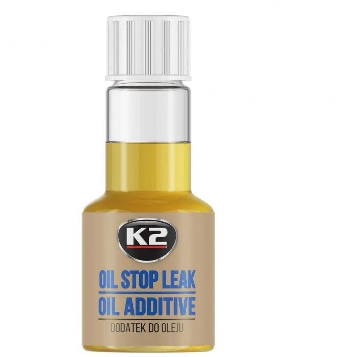 Priemonė variklio alyvai K2 Stop Leak, 50 ml