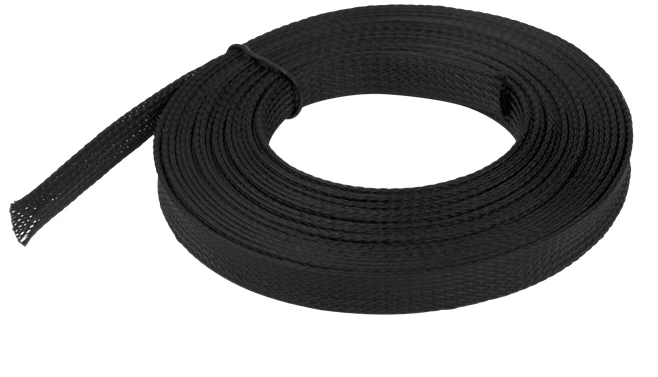 Nailono tinklo kabelių kanalas DELTACO,OD12 mm, 5 m, juodas / LDR22 / 1903145