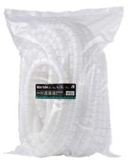Nailono vielos vamzdelis, 25 mm skersmens įrankis, 20m DELTACO baltas / LDR10