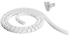 Nailono vielos vamzdelis, 25 mm skersmens įrankis, 20m DELTACO baltas / LDR10
