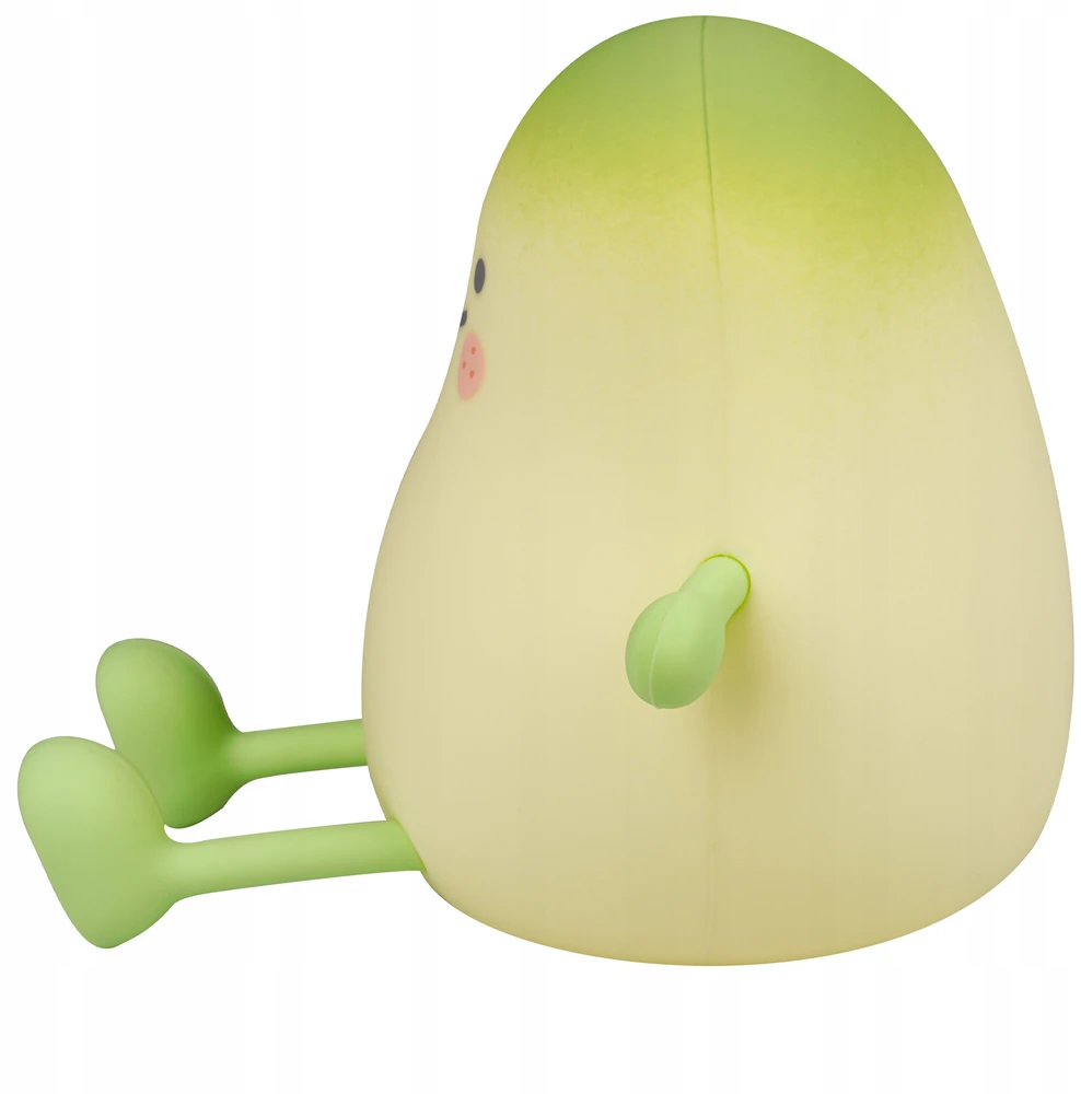 NAKTINĖ LEMPA VAIKAMS MANGO MINKŠTAS SPALVOTAS 3000K LED USB SILIKONAS