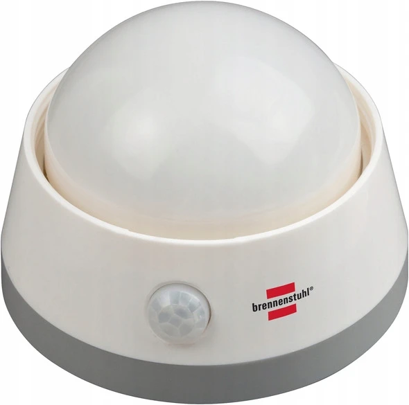 Naktinė lemputė Brennenstuhl, 2xLED + PIR magentė 3XAA