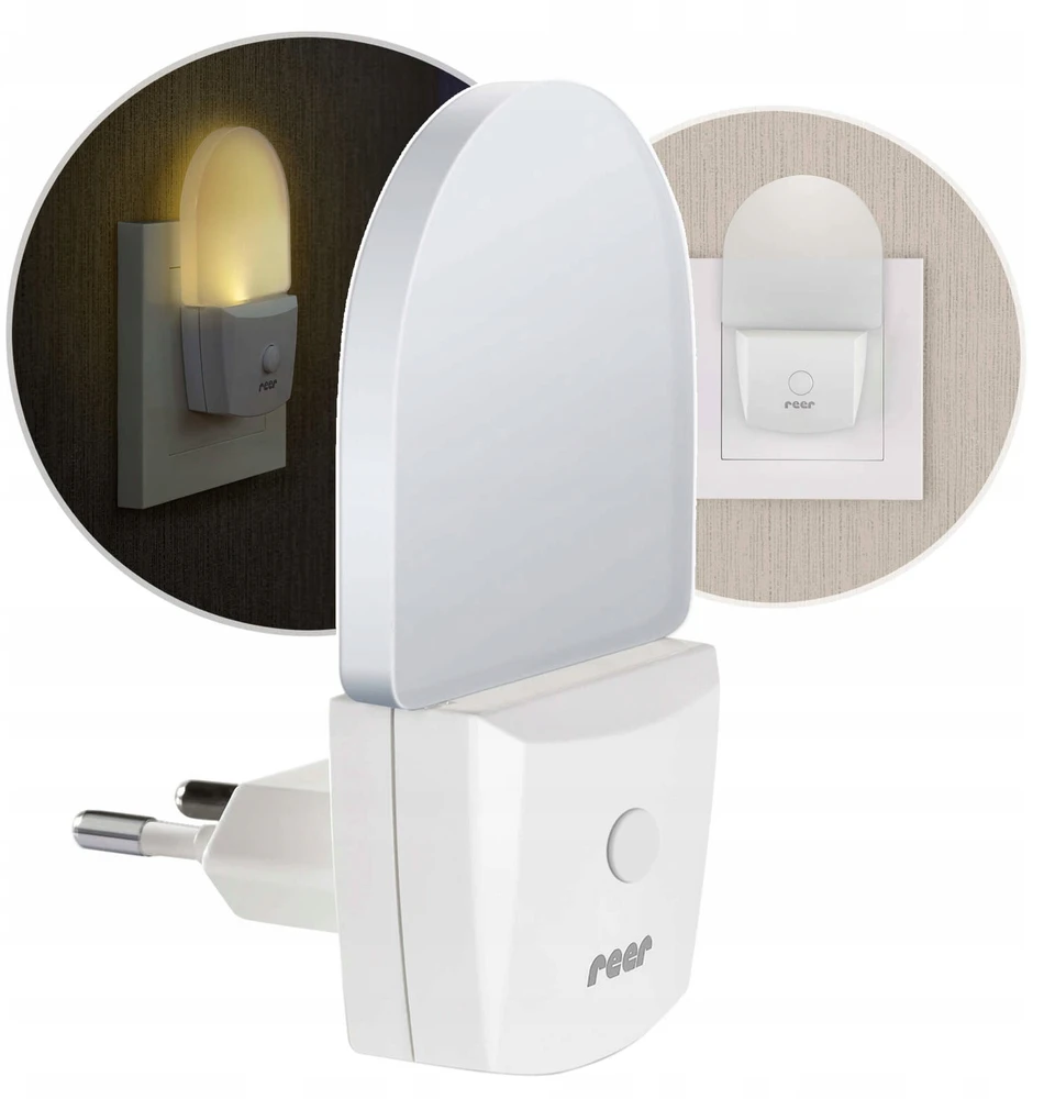 Naktinė šviesa - REER - 52390 - 0.5 W - Šilta balta - Integruota LED