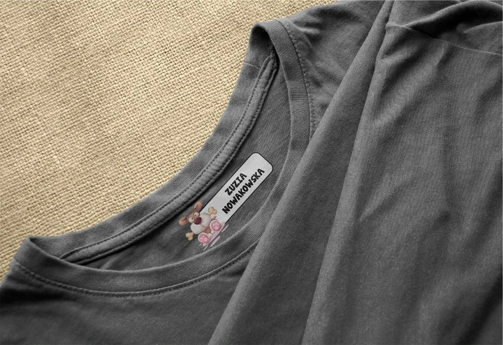 NAMEMAKERS PARDAVIMO ETIKETĖS PAVADINIMAS 56 vnt. DRABUŽIŲ ETIKETĖS