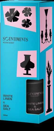 Namų kvapas Areon Scentiments Baltas linen, 100 ml