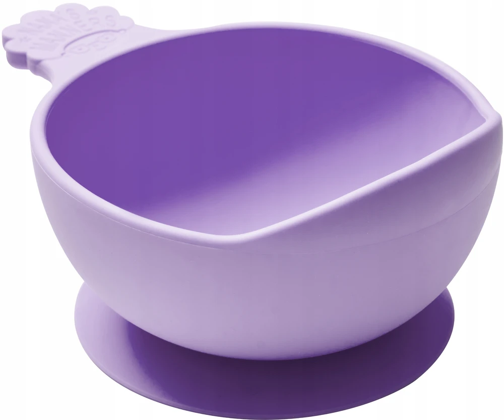 Nana's Manners PURPLE Silikoninis dubuo su siurbtuku