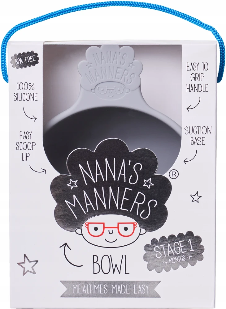 Nana's Manners Stage 1 dubuo su siurbtuku PILKA pilka