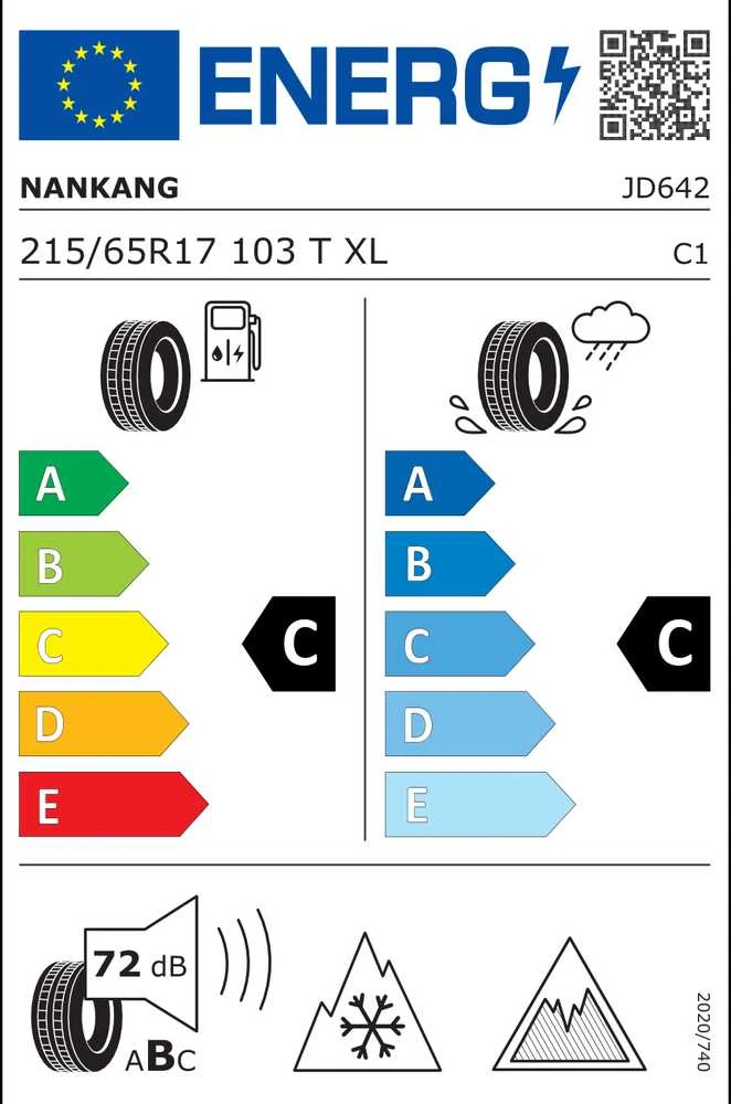 Nankang Padangos ICE-2 103 T XL (C C B 72dB)
