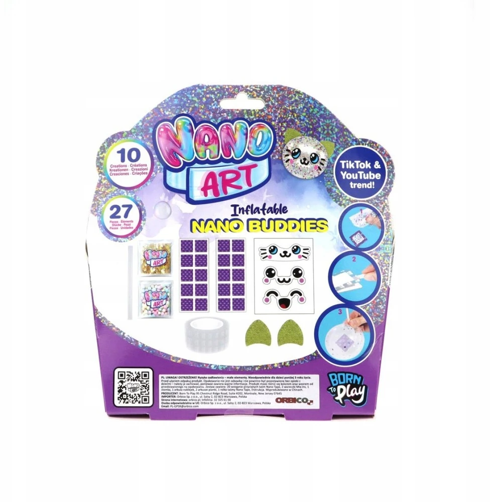 Swede NANO ART Pripučiami Nano Draugai, kūrybinis rinkinys
