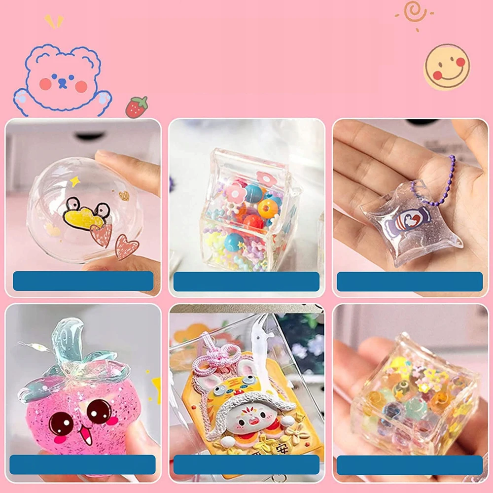 Bez Marki NANO JUOSTOS RINKINYS BUBULĖLIŲ PŪTIMO DIY Blow Bubble Dvipusis