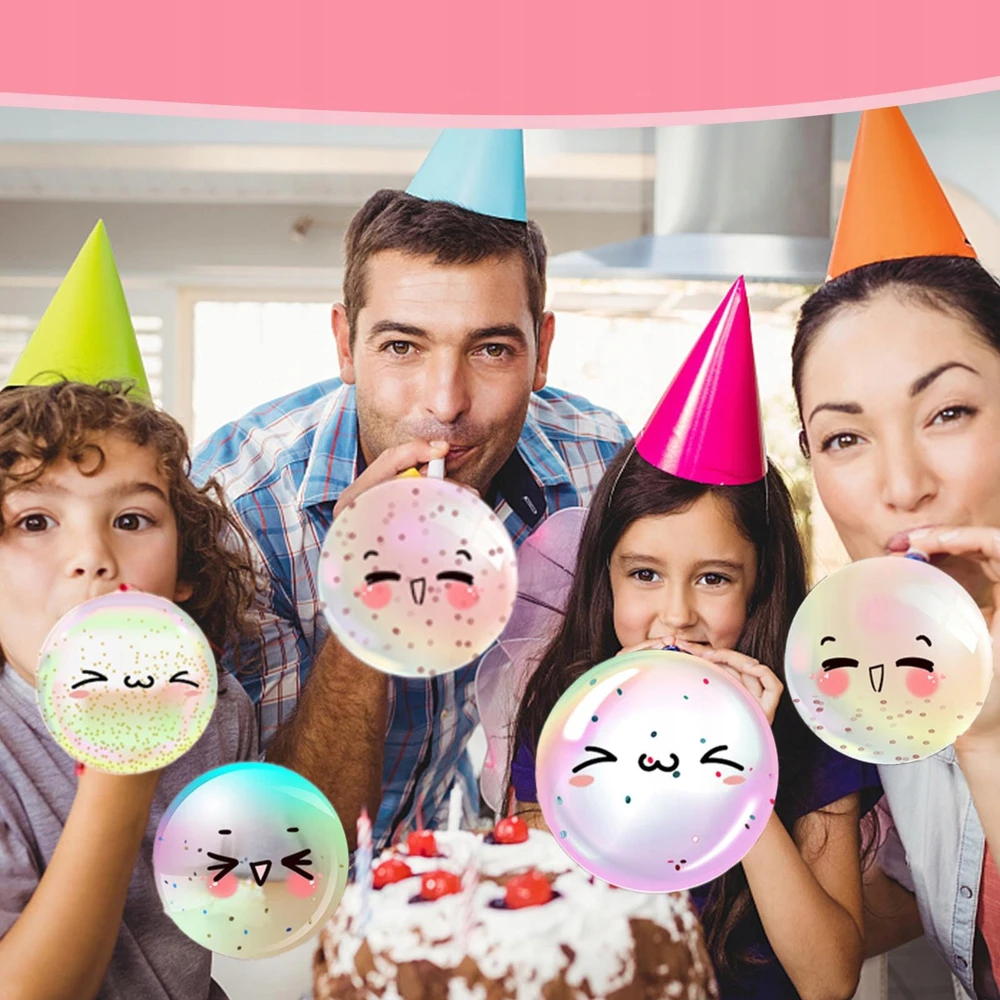 Bez Marki NANO JUOSTOS RINKINYS BUBULĖLIŲ PŪTIMO DIY Blow Bubble Dvipusis
