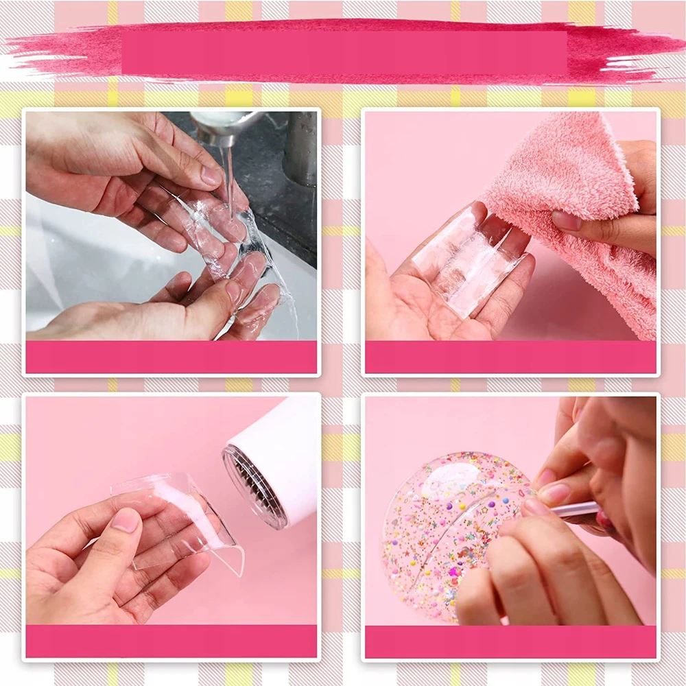Bez Marki NANO JUOSTOS RINKINYS BUBULĖLIŲ PŪTIMO DIY Blow Bubble Dvipusis