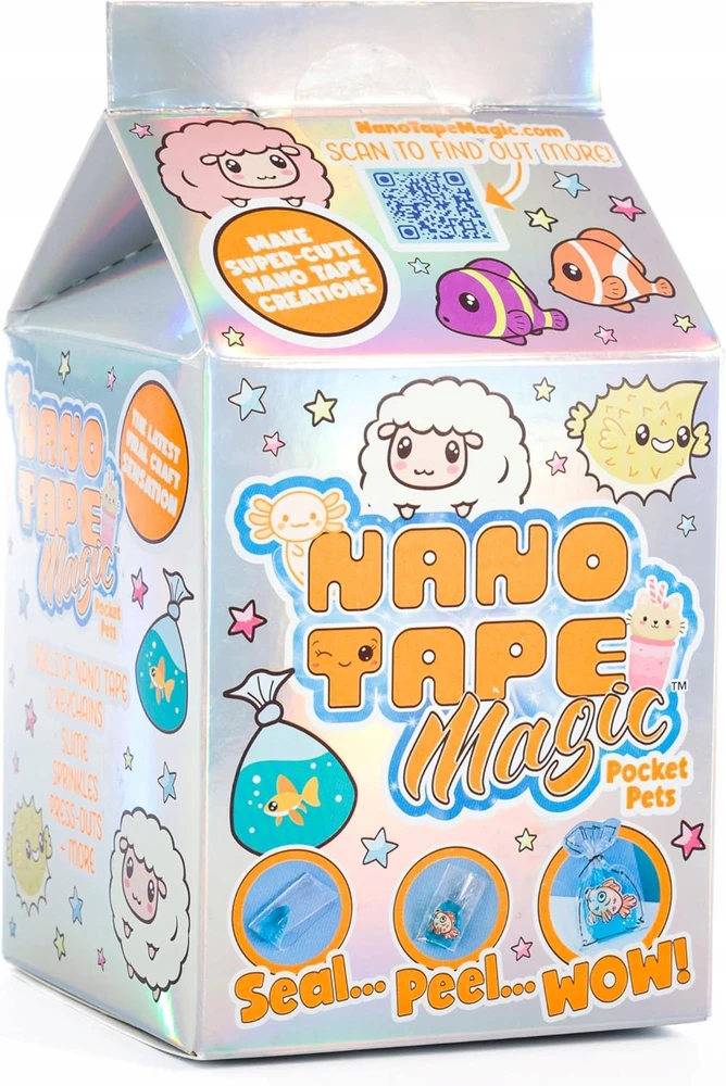 NANO TAPE ANIMALS KŪRYBINIS RINKINYS JUOSTOS PRIEDAI