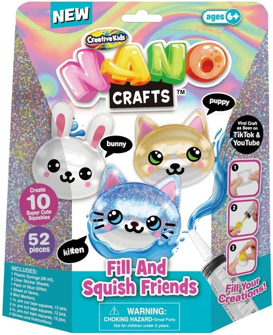 Orbico Nano Tape pučiamųjų modeliavimui Nano Craft užpildyk ir spausk draugus 52 vnt